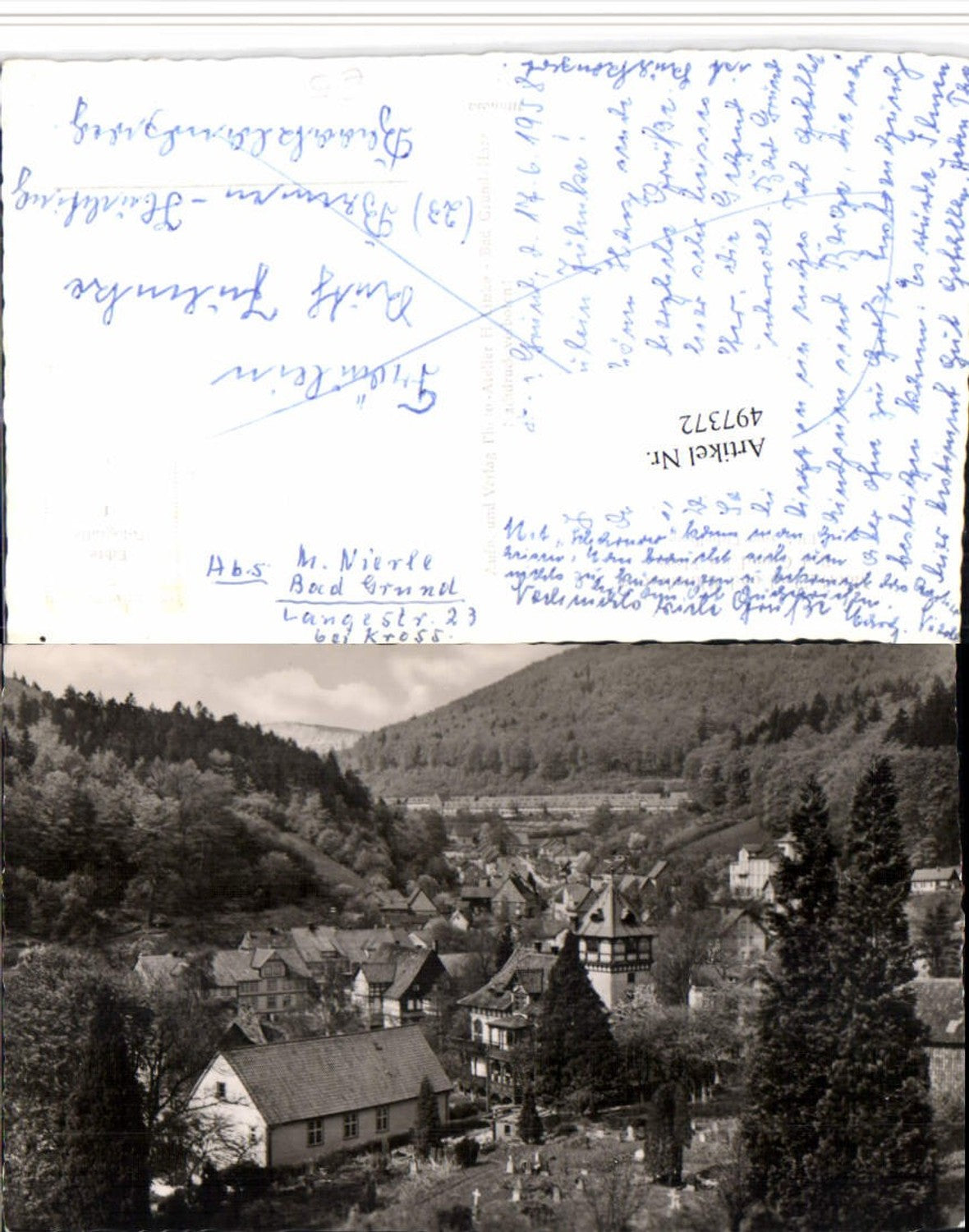 497372,Bad Grund im Harz Totale vom Eichelberg