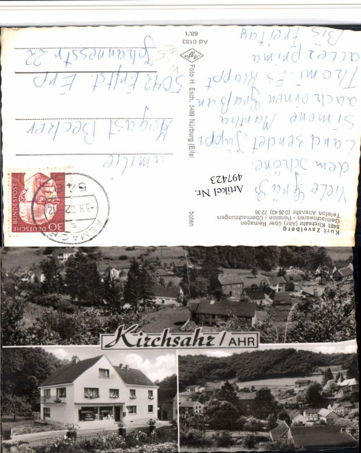 497423,Kirchsahr an d. Ahr Teilansicht Haus Mehrbildkarte