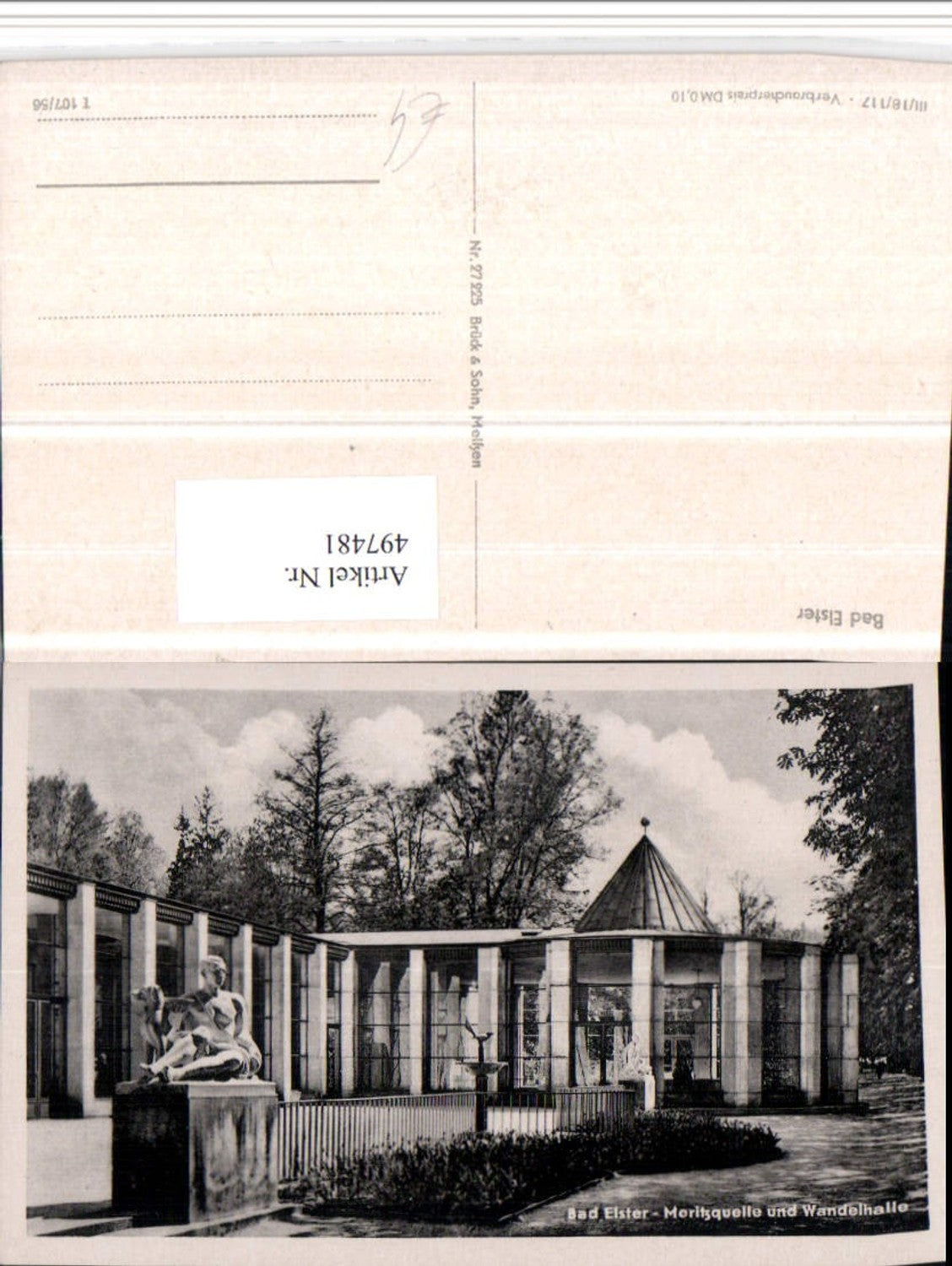 497481,Bad Elster Moritzquelle u. Wandelhalle