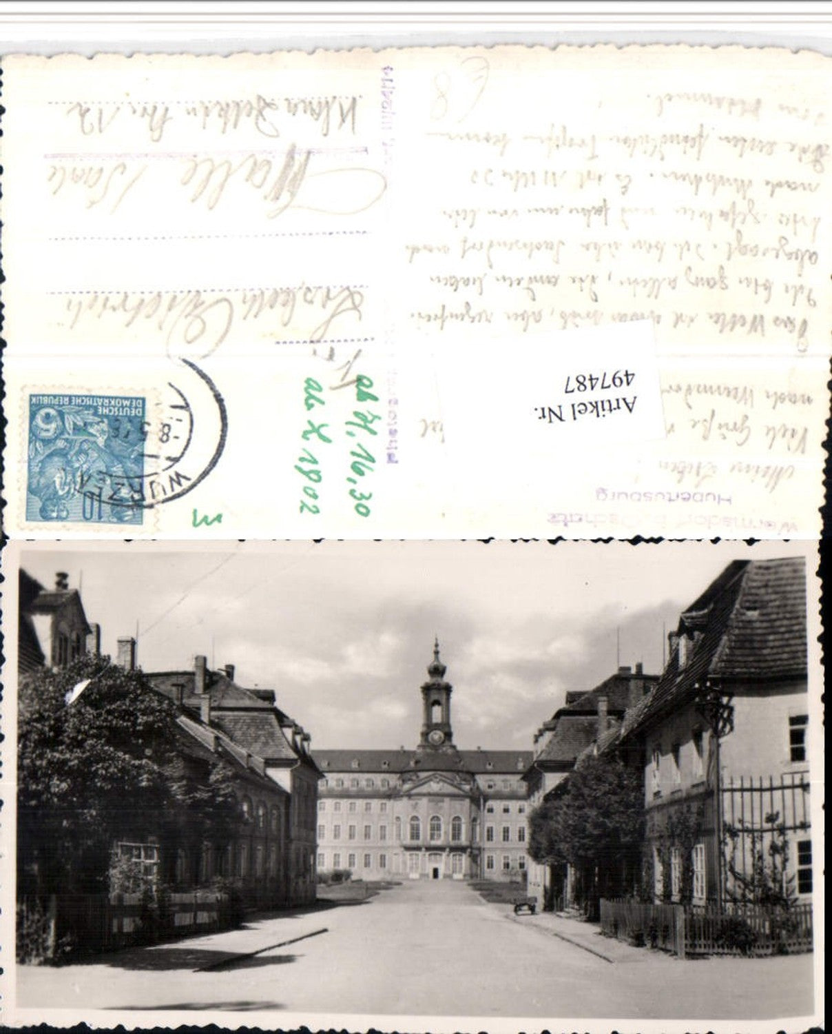 497487,Wermsdorf b. Oschatz Hubertusburg Burg Schloss