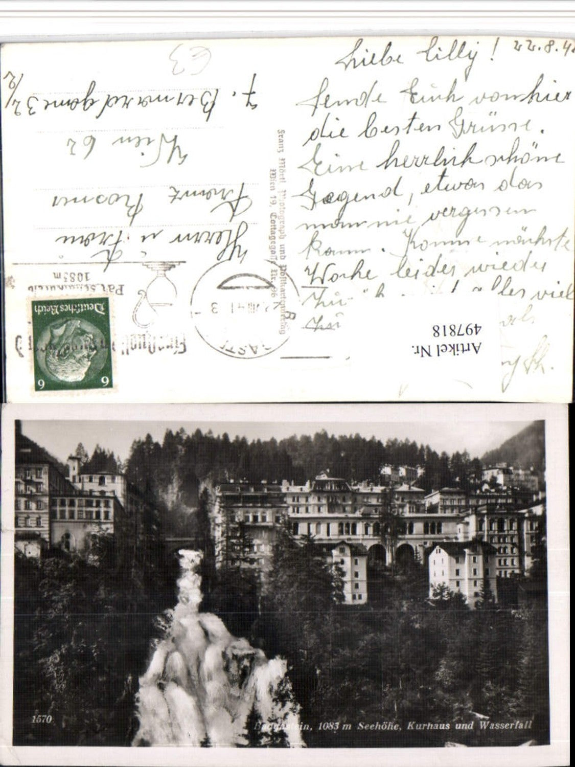 Alte Ansichtskarte – Old Postcard