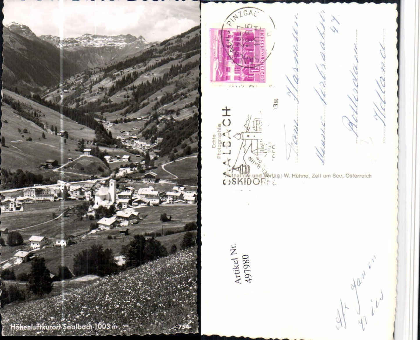 497980,Saalbach Totale Bergkulisse