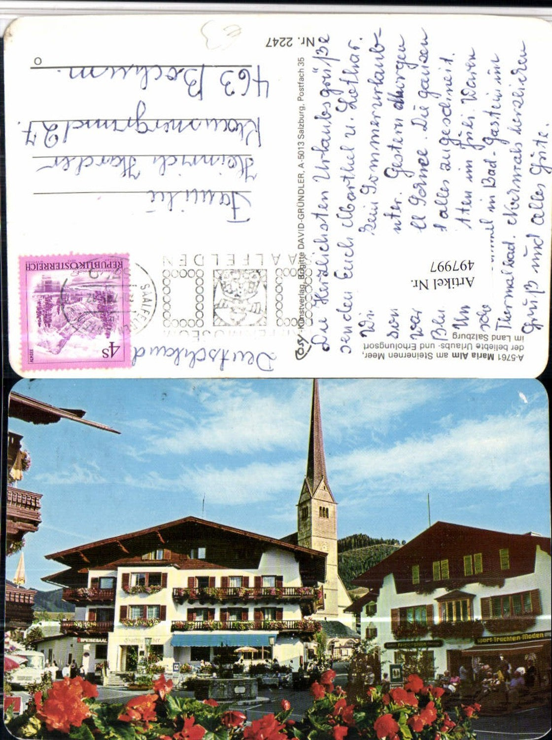 497997,Maria Alm am Steinernem Meer Gasthof Kirche