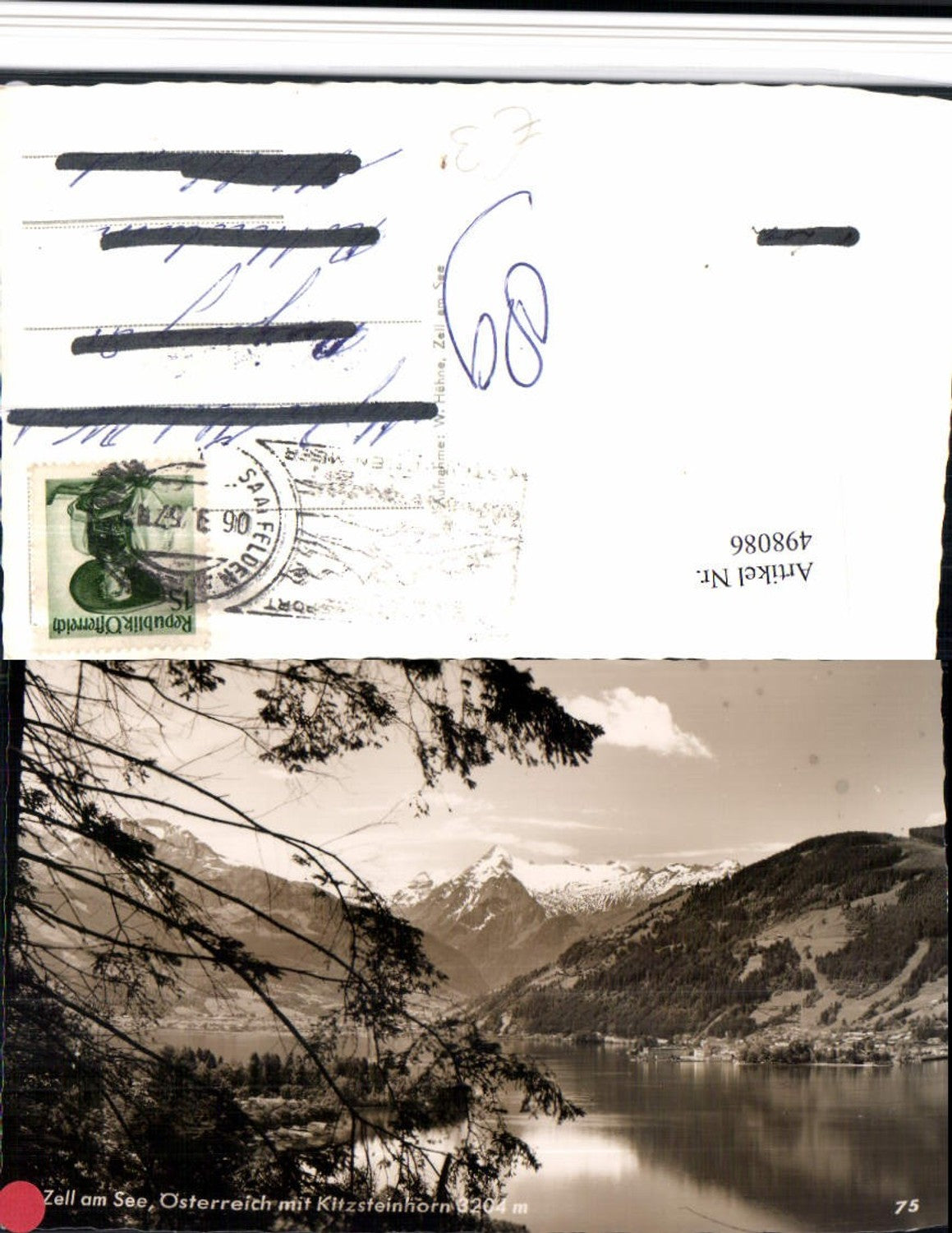 498086,Zell am See m. Kitzsteinhorn Bergkulisse