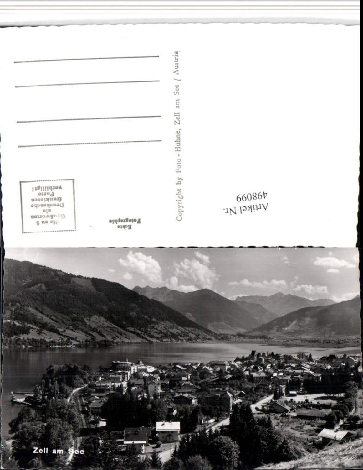 498099,Zell am See Teilansicht Bergkulisse