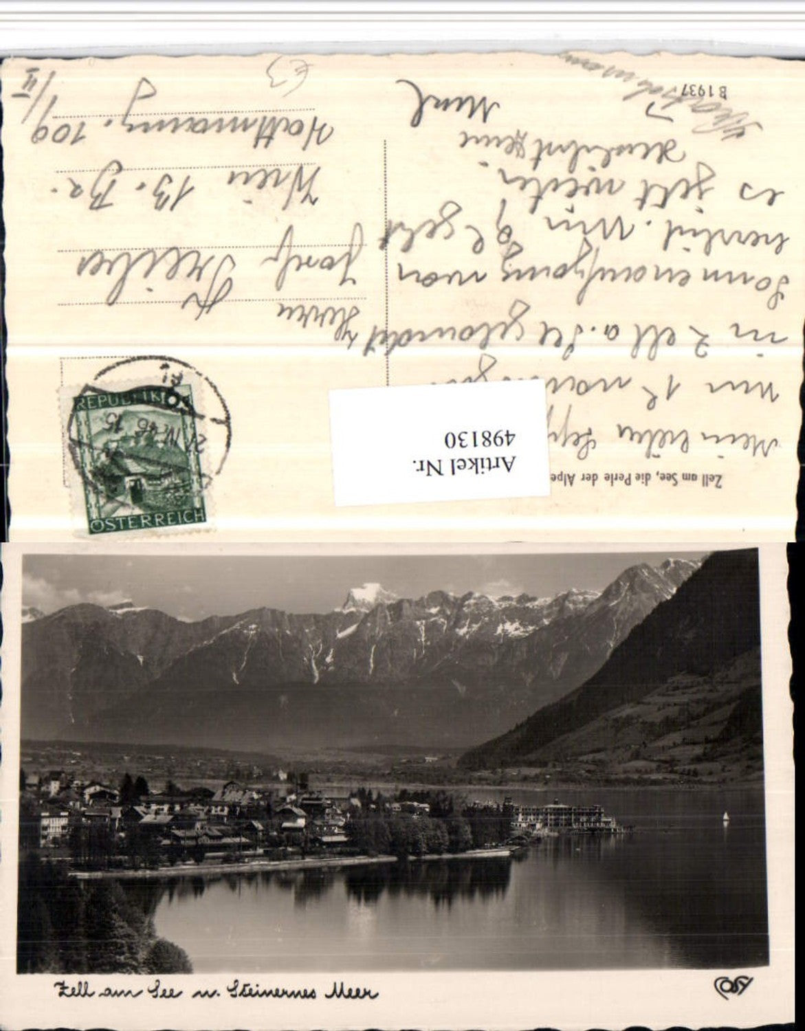 498130,Zell am See Totale m. Steinernes Meer Bergkulisse pub Cosy