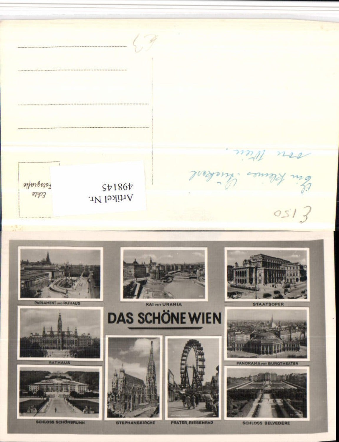 Alte Ansichtskarte – Old Postcard