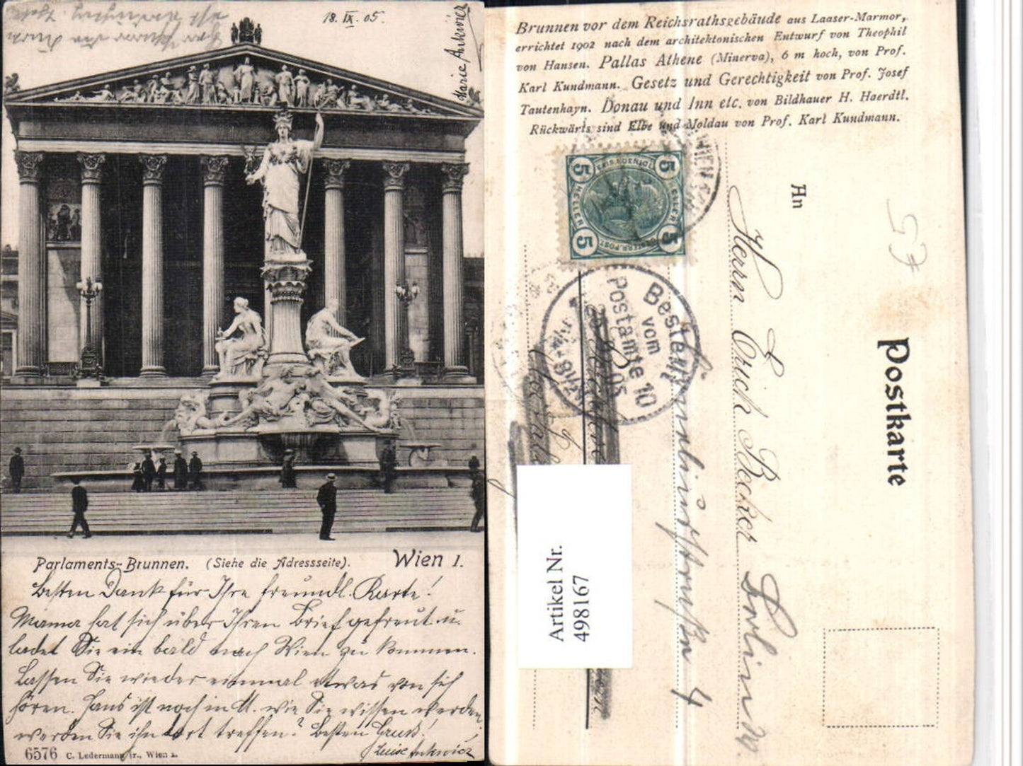 Alte Ansichtskarte – Old Postcard
