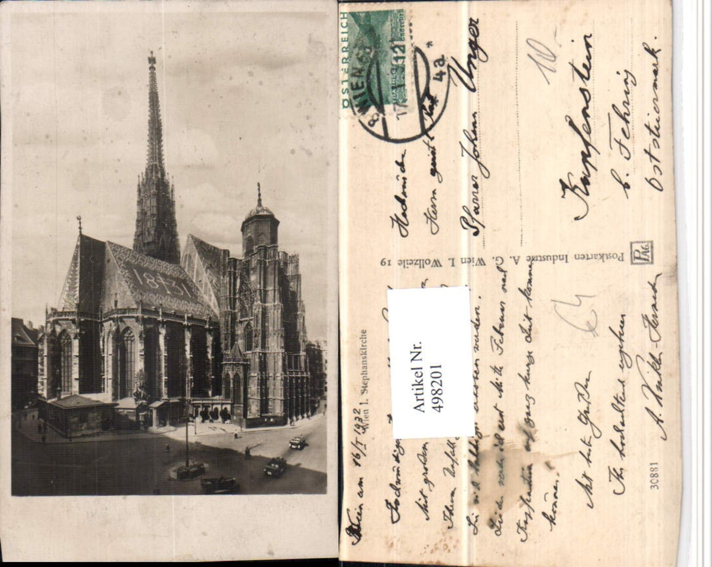 Alte Ansichtskarte – Old Postcard