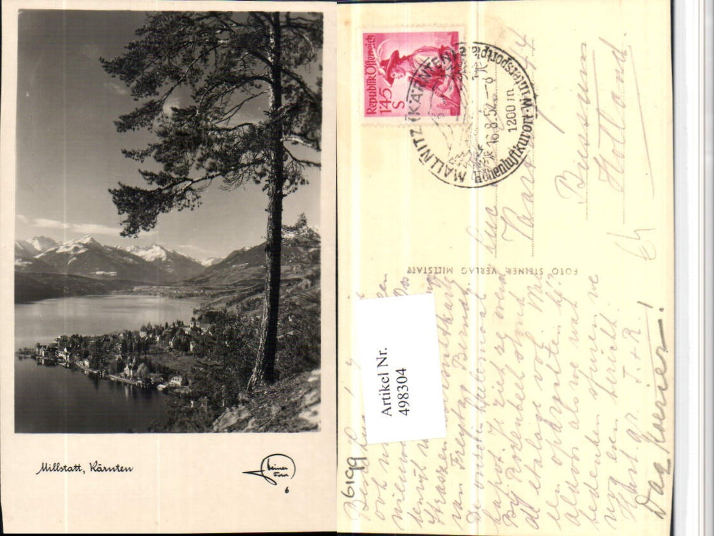 498304,Millstatt am See Totale Bergkulisse