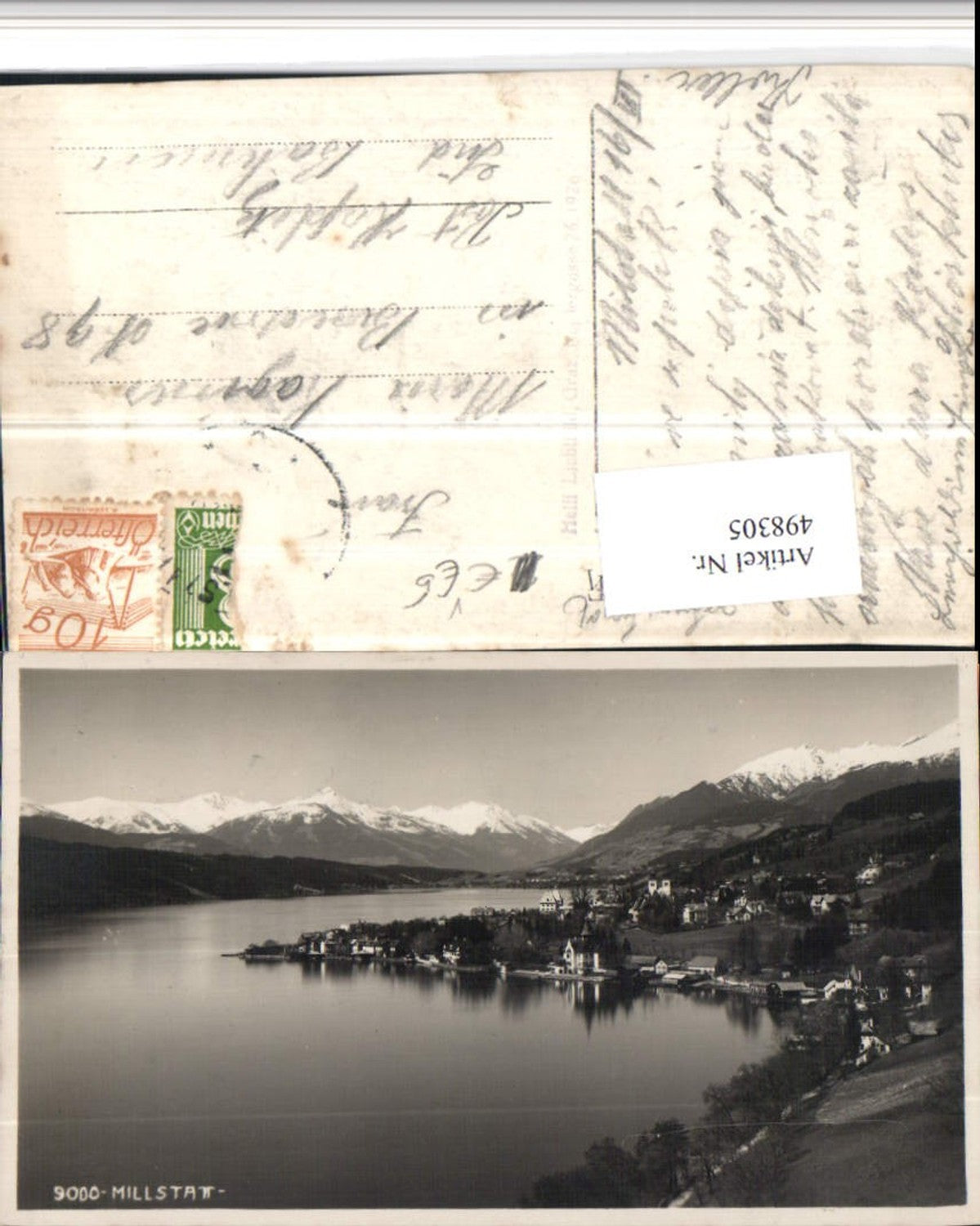 498305,Millstatt am See Totale Bergkulisse pub Helff 9000