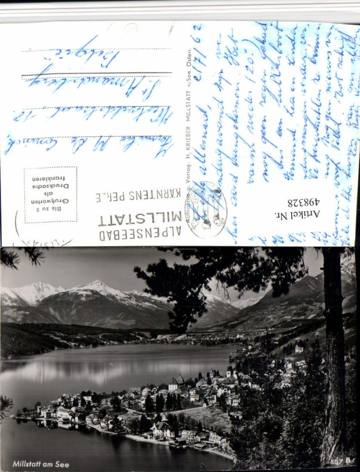 498328,Millstatt am See Totale Bergkulisse