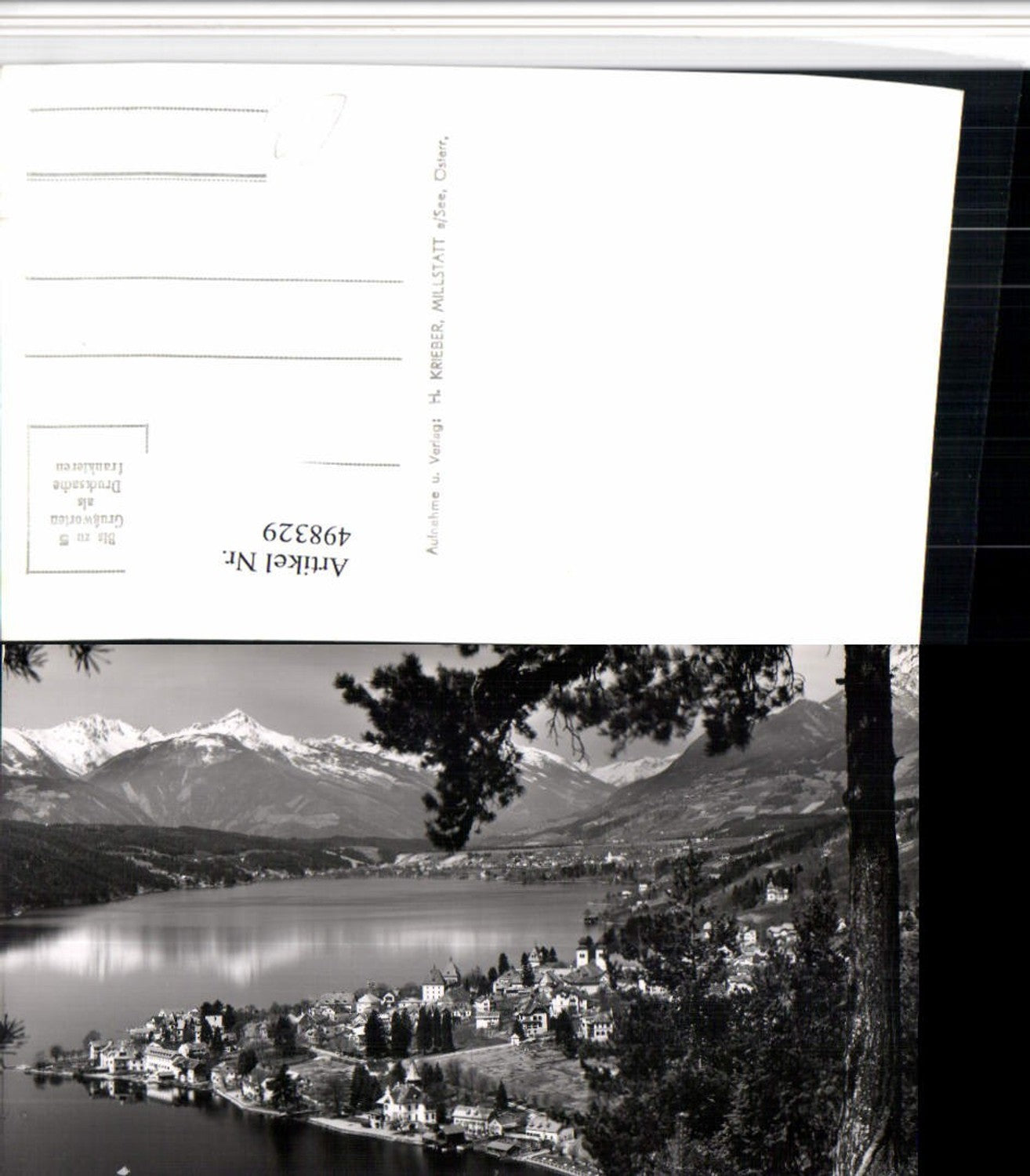 498329,Millstatt am See Totale Bergkulisse