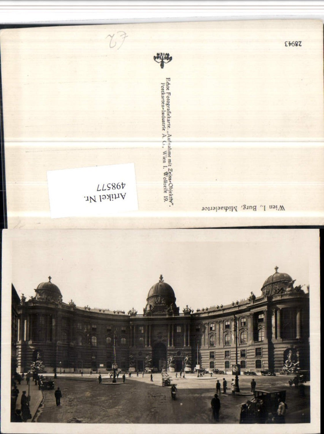 Alte Ansichtskarte – Old Postcard