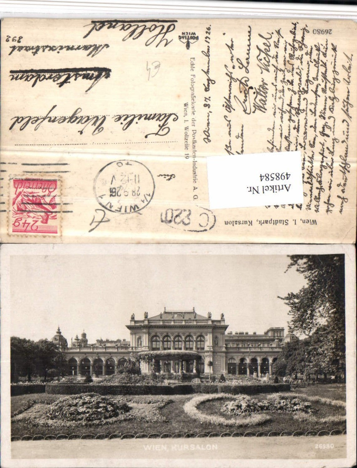 Alte Ansichtskarte – Old Postcard