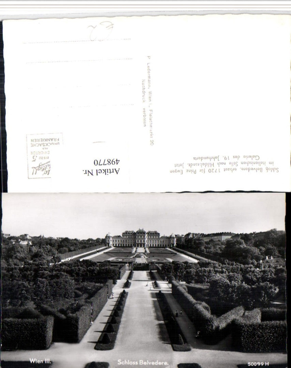 Alte Ansichtskarte – Old Postcard