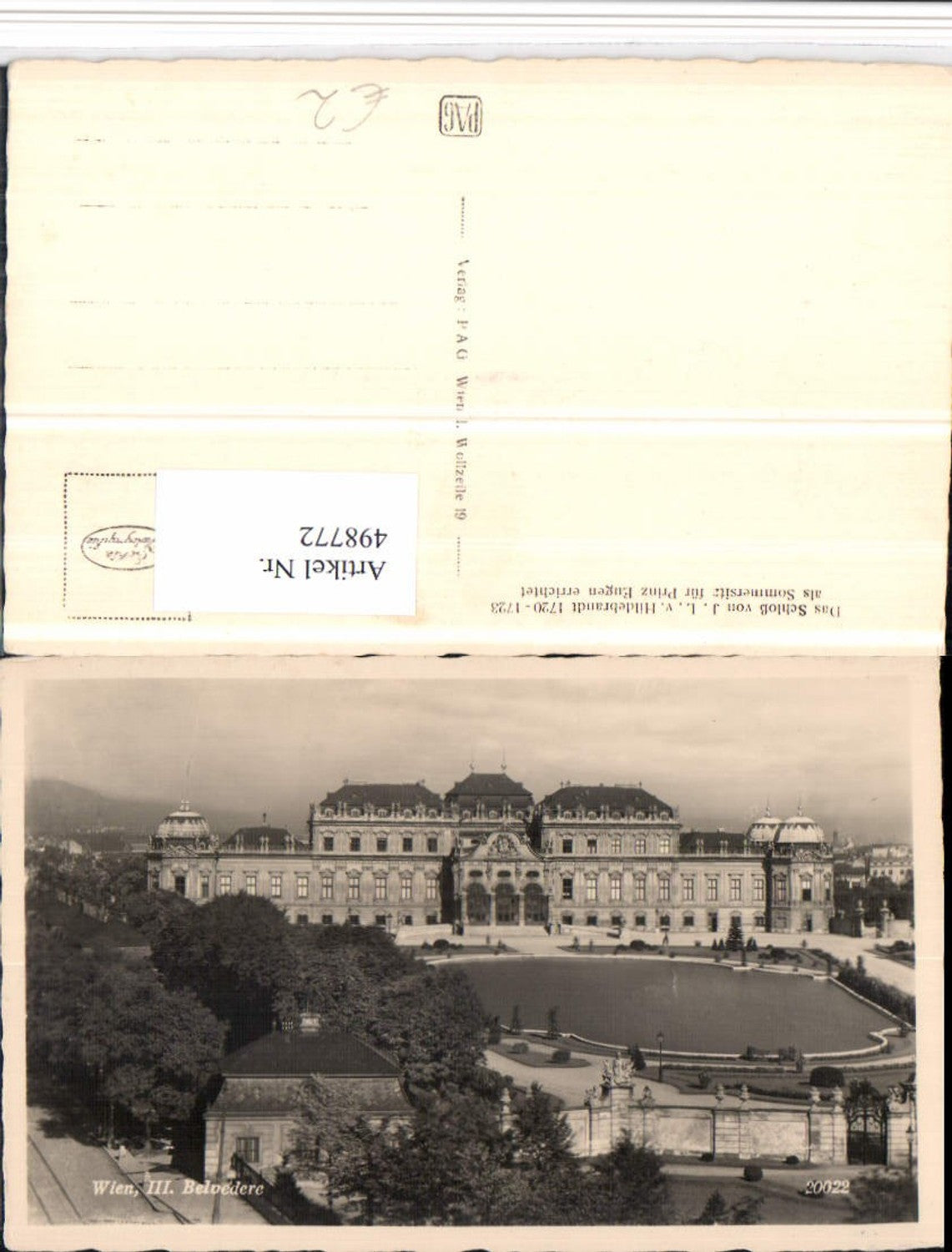 Alte Ansichtskarte – Old Postcard