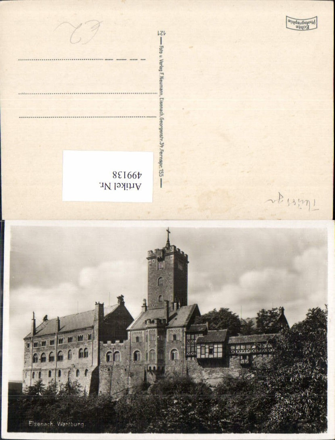499138,Foto Ak Eisenach Burg Wartburg