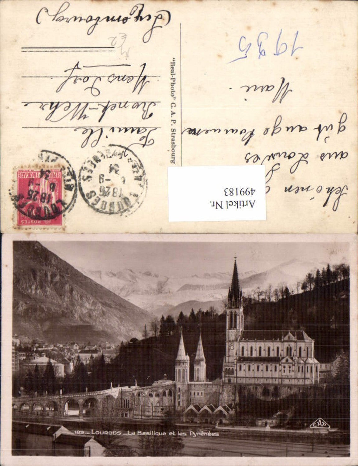 499183,Kirche Dom Lourdes La Basilique et les Pyrenees Basilika