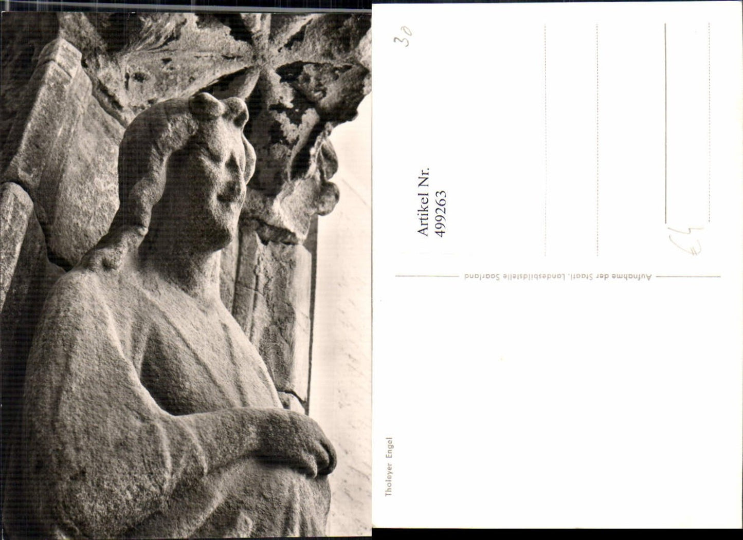 499263, plastic figure sculpture Tholeyer angel