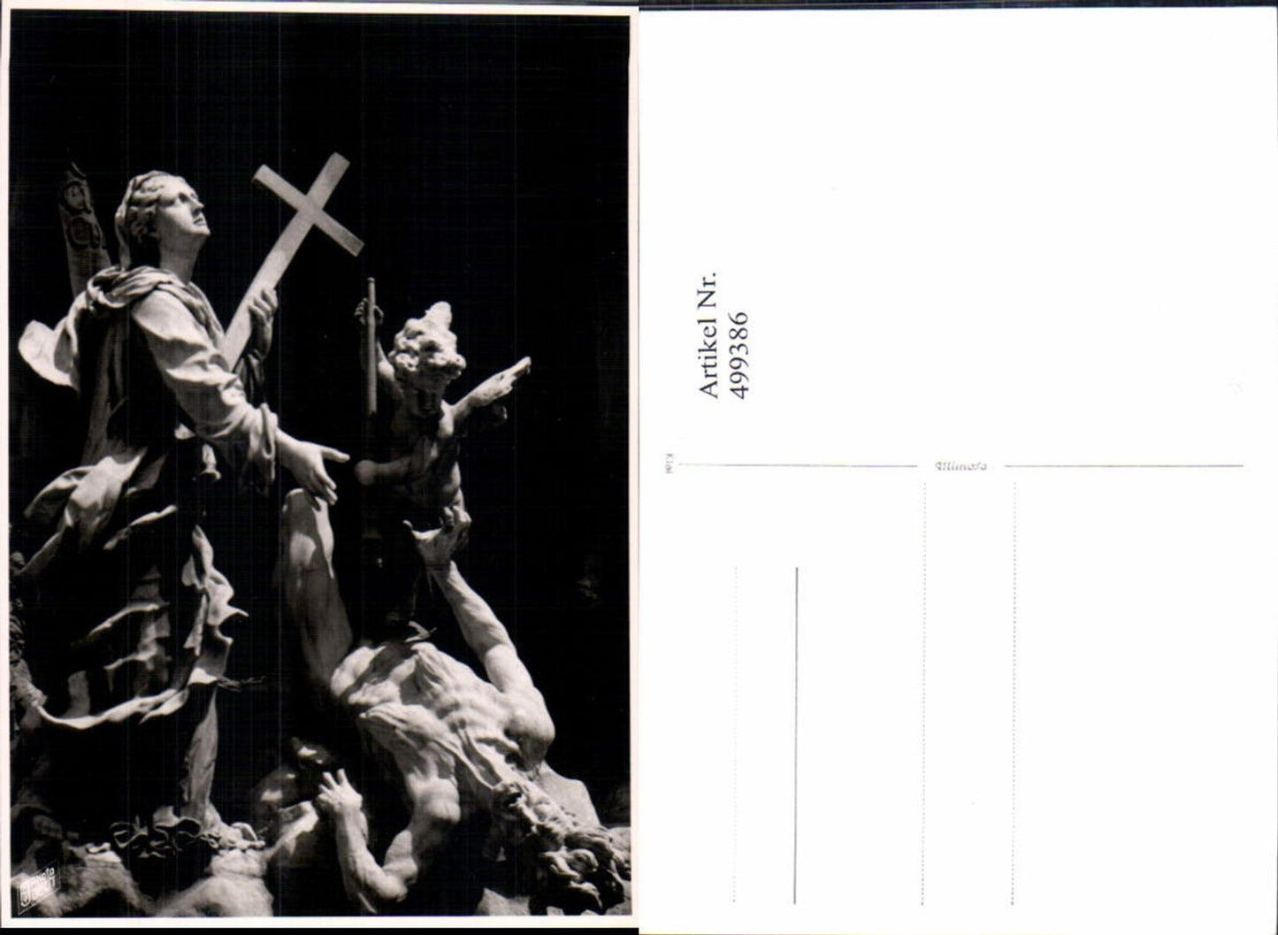 499386,Plastik Figur Skulptur Maria Jesus Kreuz Engel