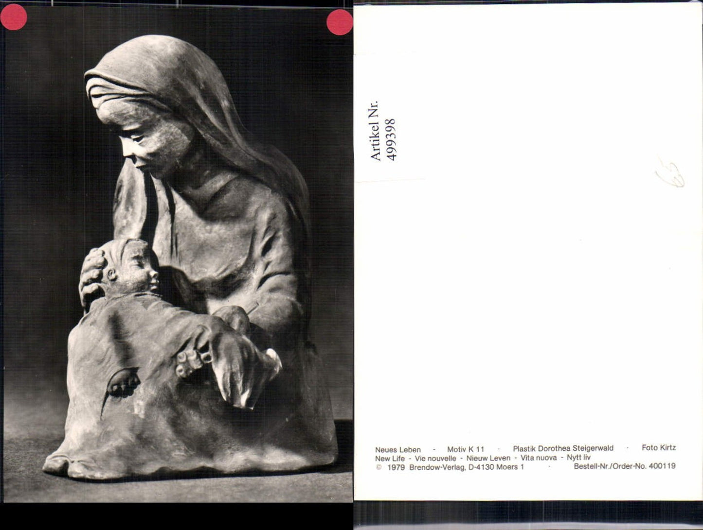 499398,Plastik Figur Skulptur Dorothea Steigerwald Neues Leben