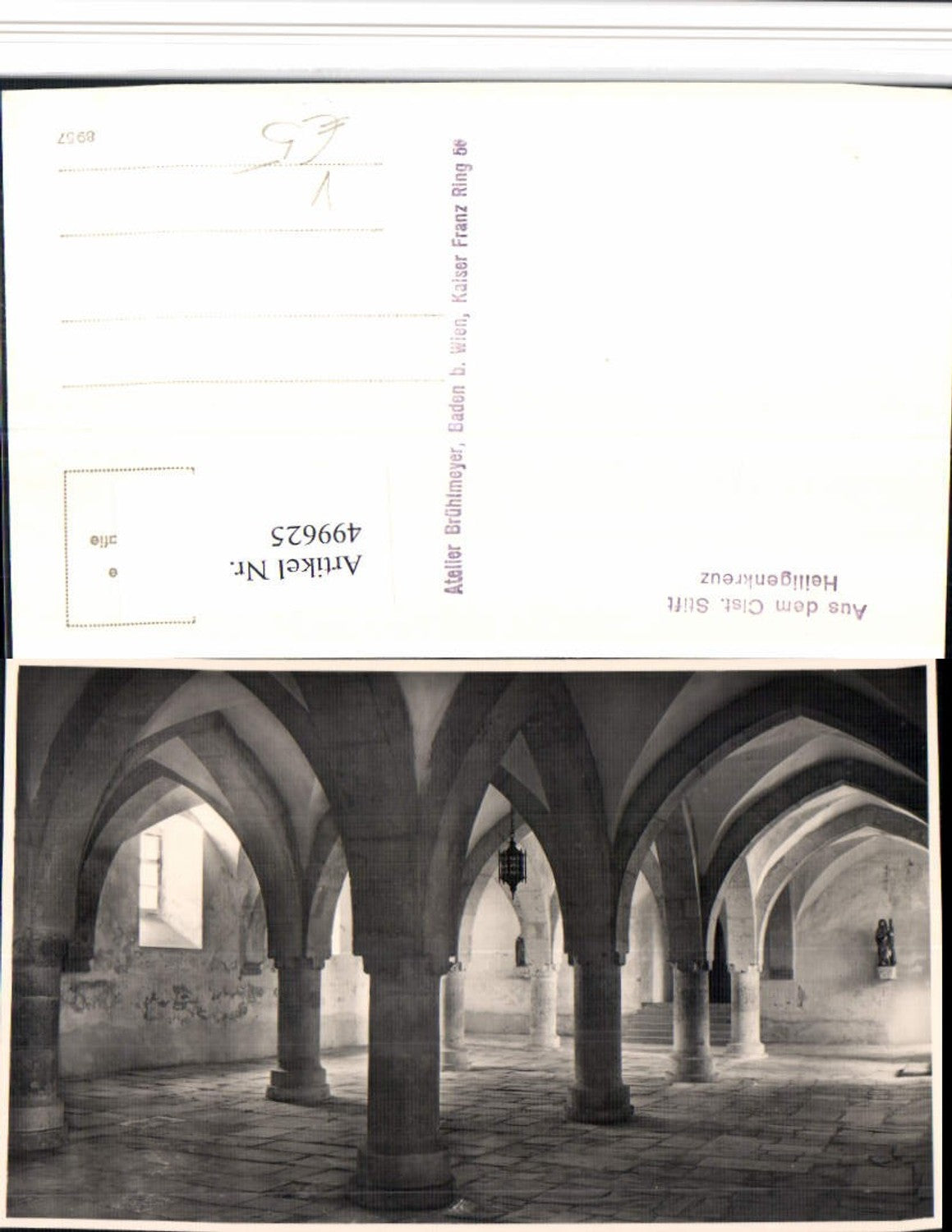 499625,Stift Heiligenkreuz Krypta pub Hermann Brühlmeyer
