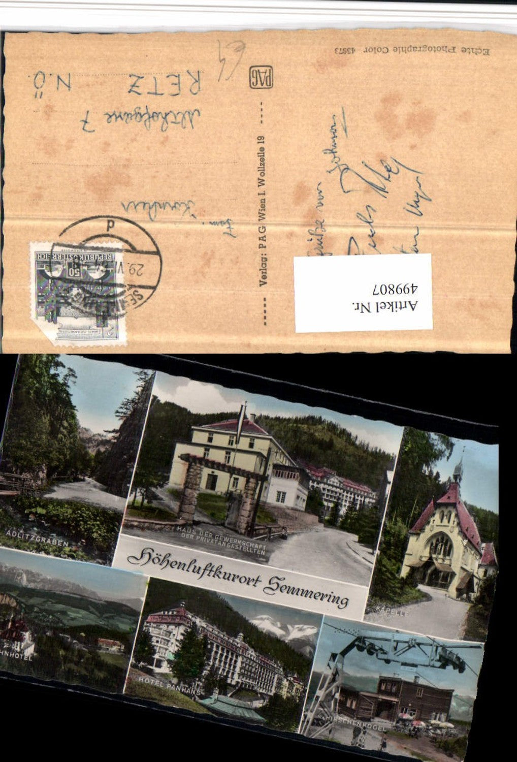 499807, Semmering Südbahnhotel Kapelle Hotel Panhans Multi-view map