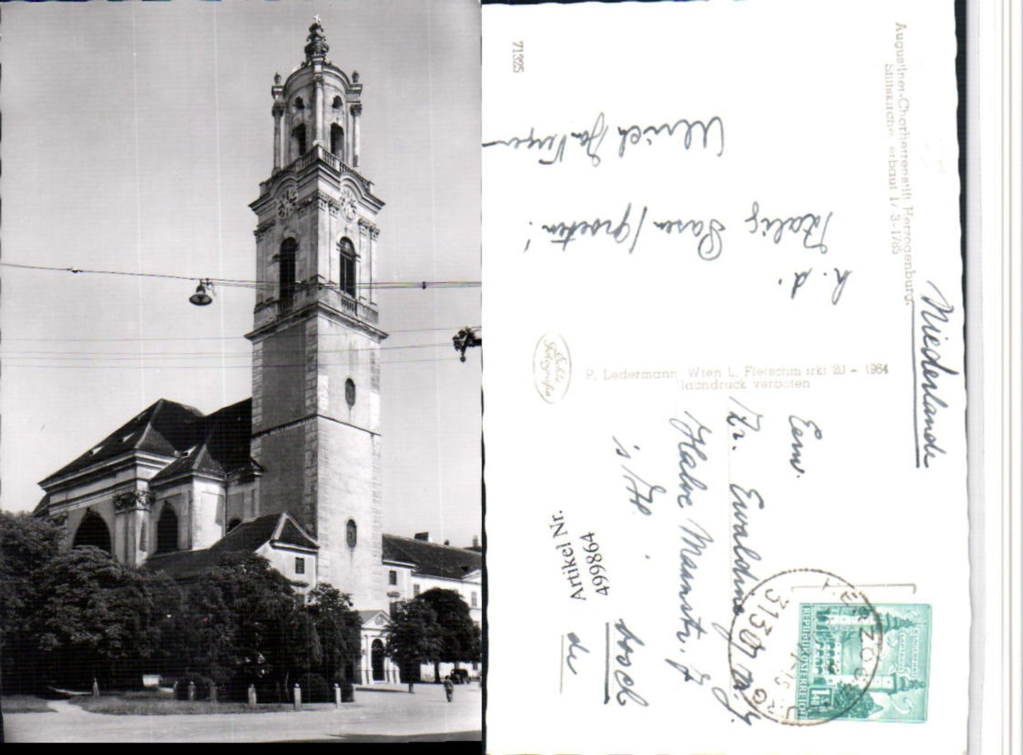 499864,Herzogenburg Augustiner Chorherrenstift Kirche