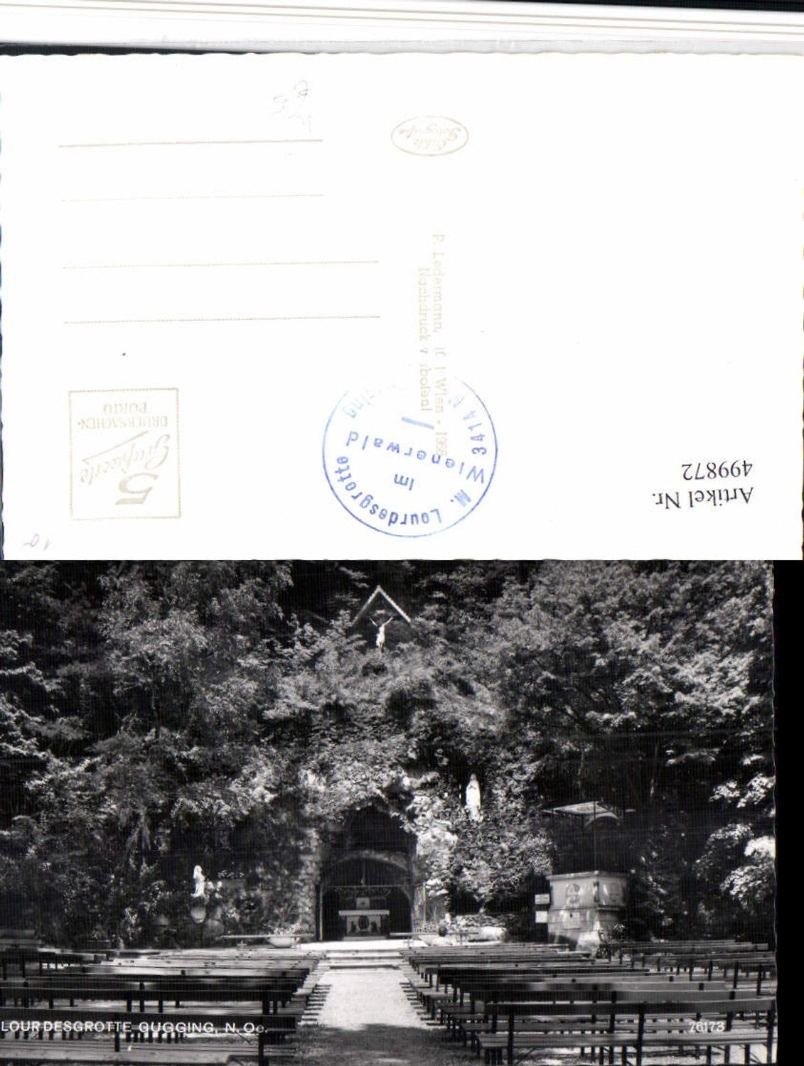 499872,Maria Gugging Lourdesgrotte