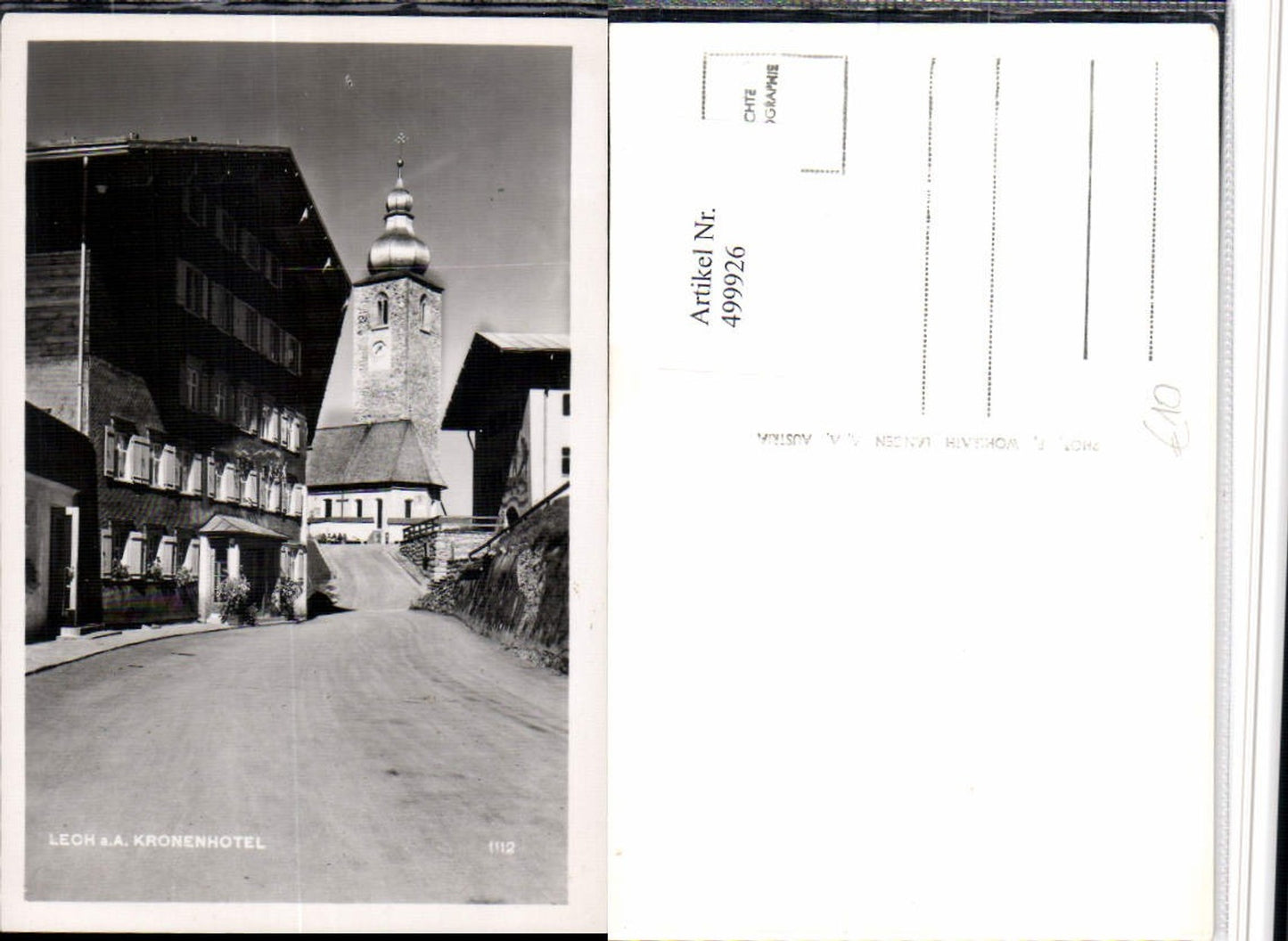 Alte Ansichtskarte – Old Postcard