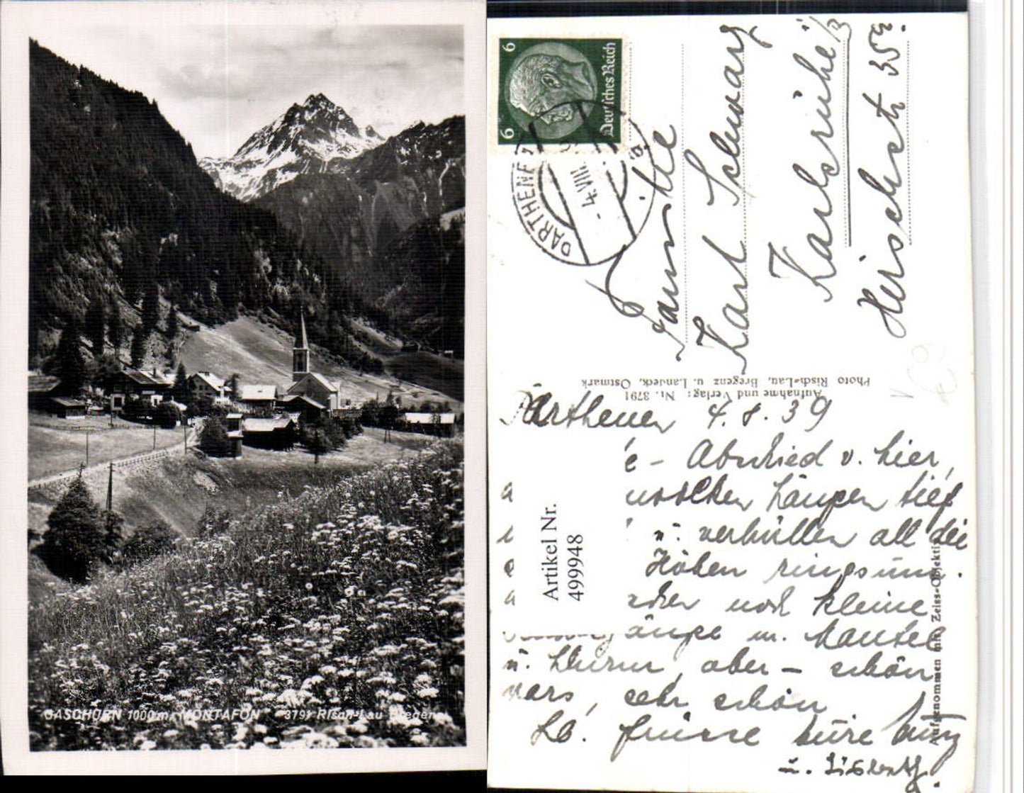Alte Ansichtskarte – Old Postcard