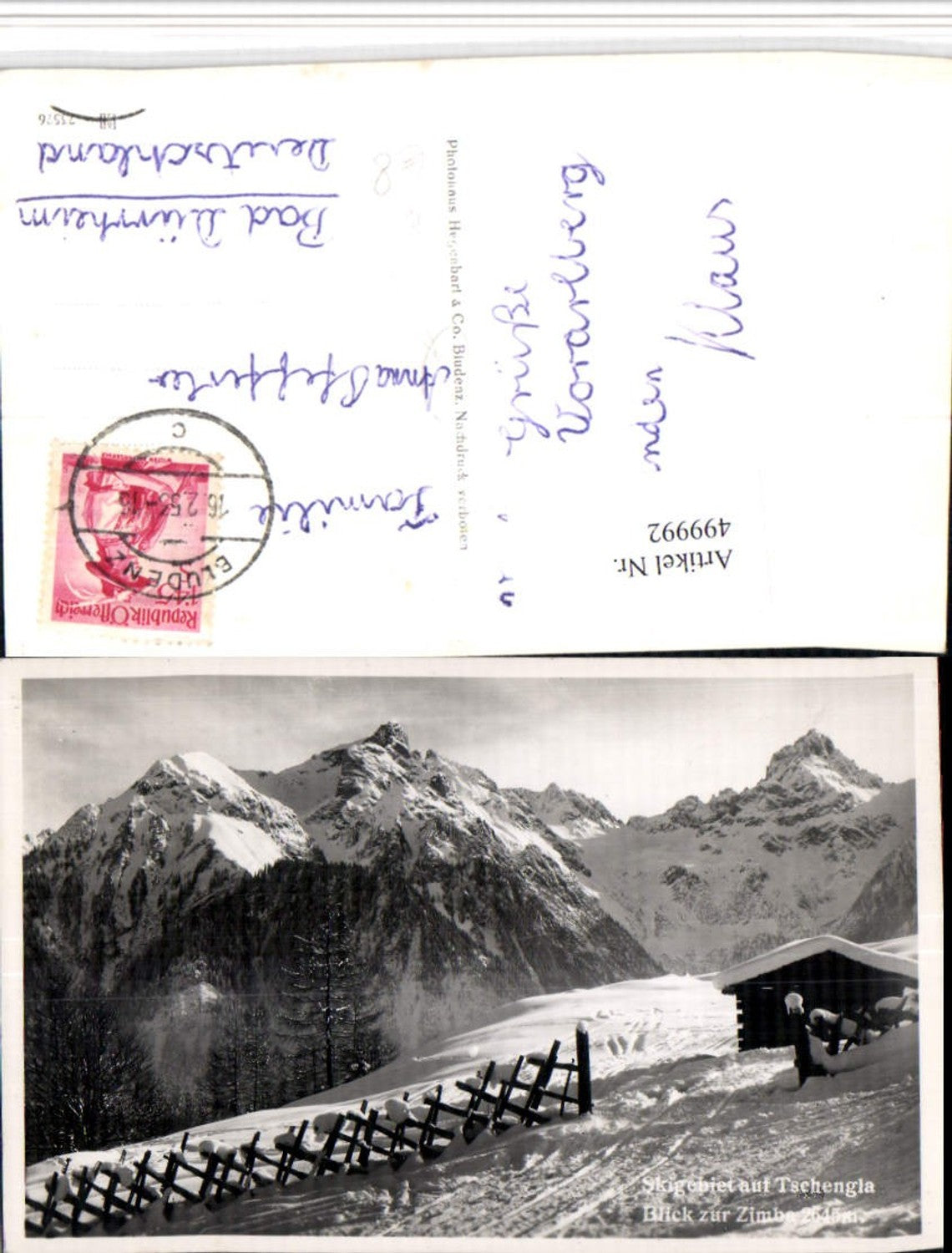 Alte Ansichtskarte – Old Postcard