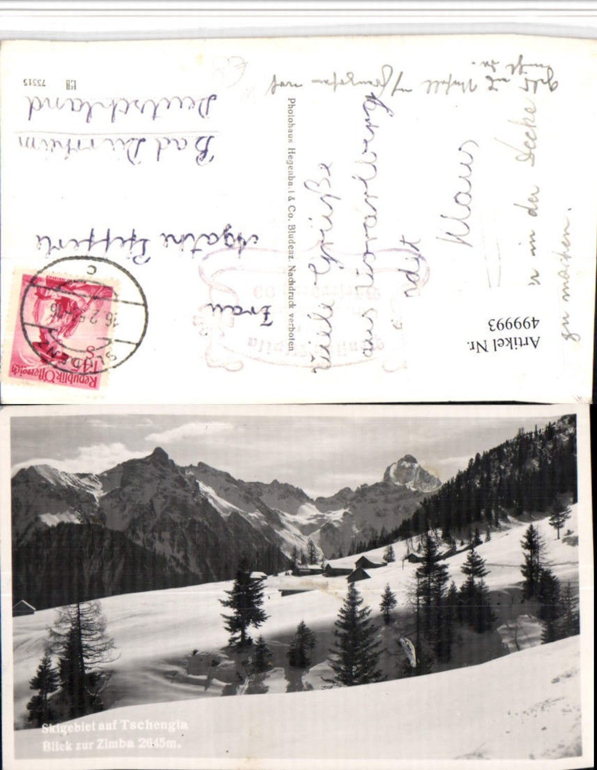 Alte Ansichtskarte – Old Postcard