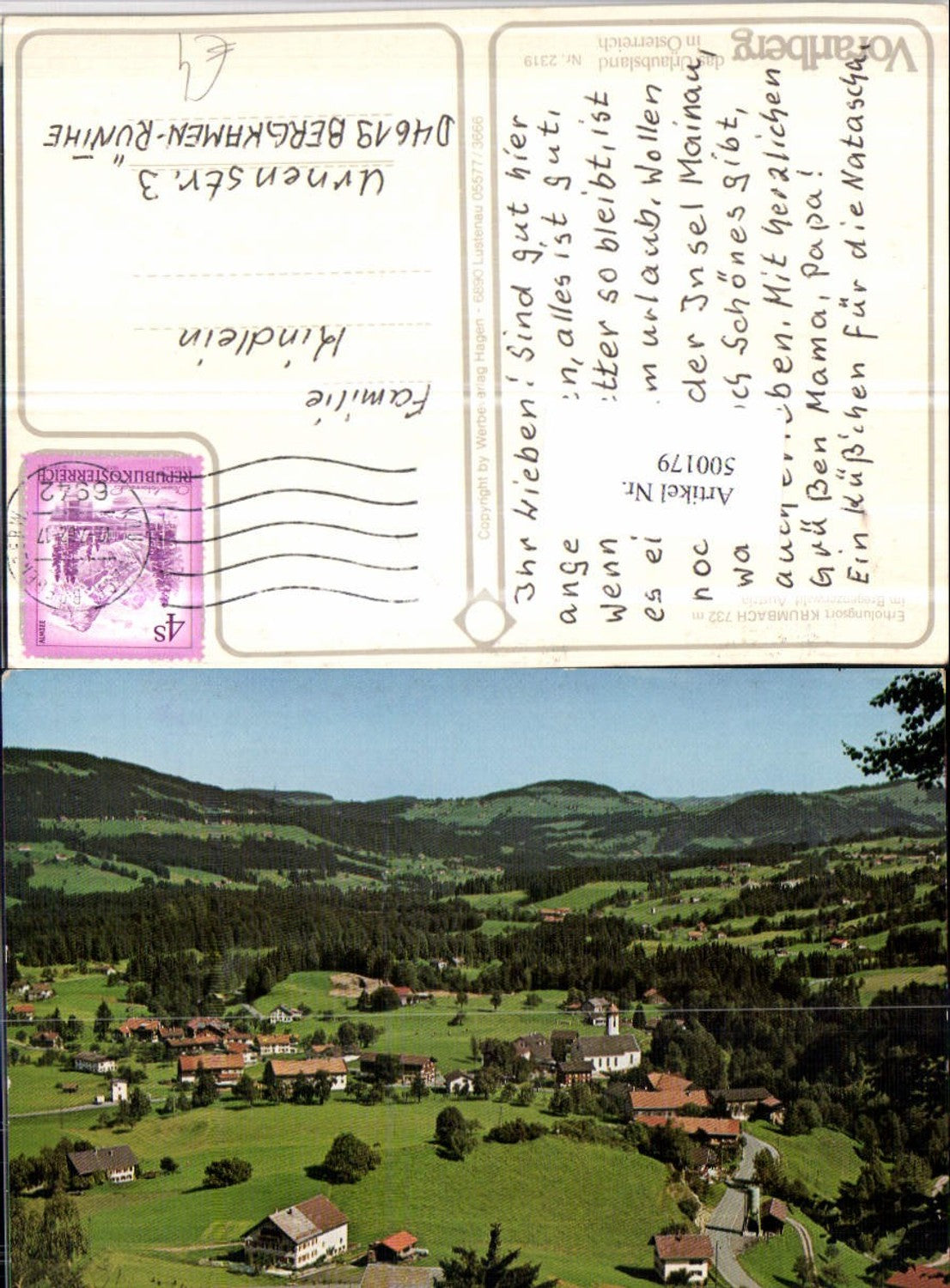 Alte Ansichtskarte – Old Postcard