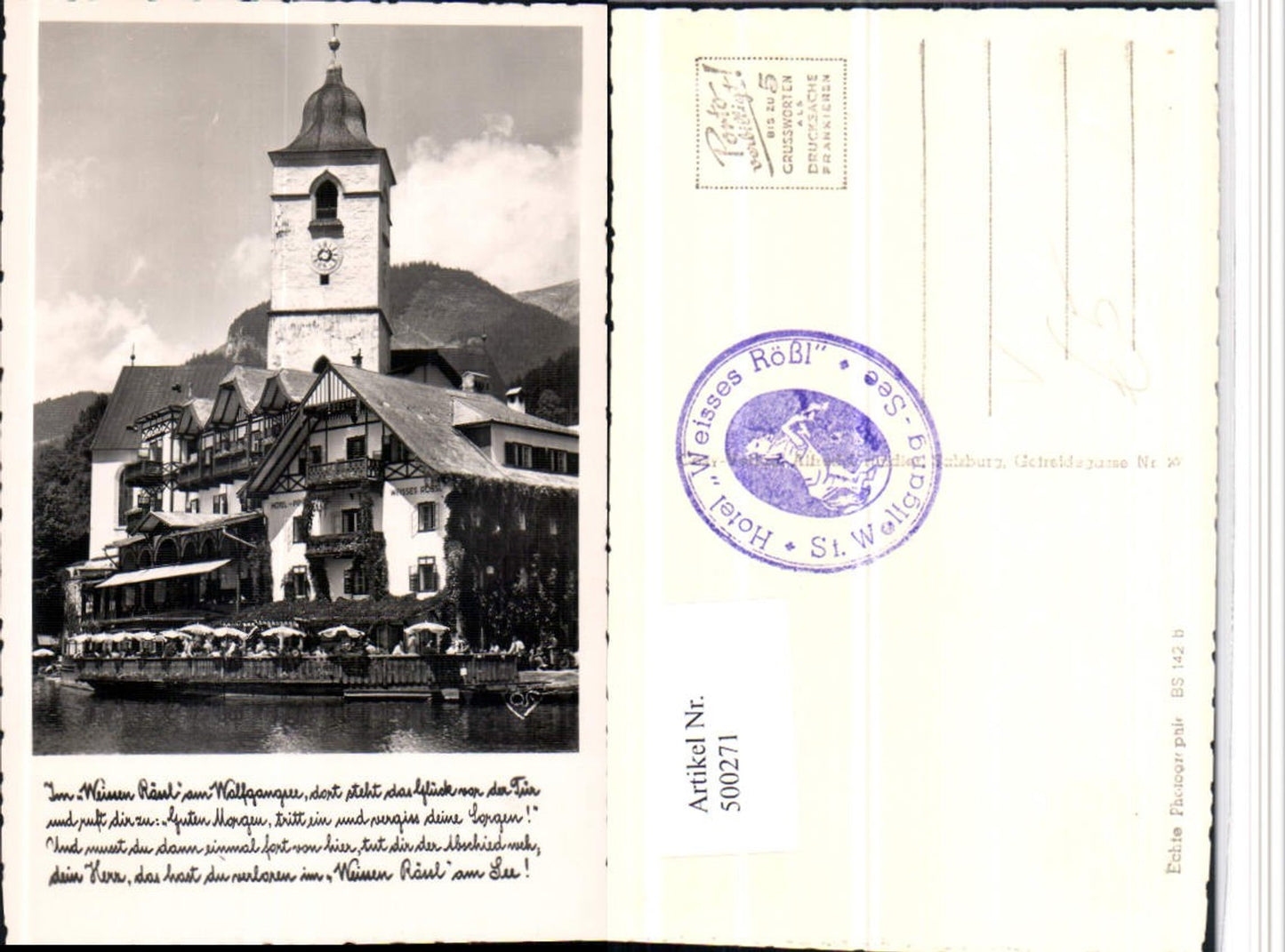 500271,St. Wolfgang Hotel Weißes Rössl Kirche pub Cosy