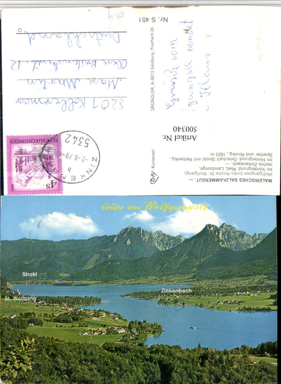 500340,Wolfgangsee St. Wolfgang Strobl Zinkenbach Bergkulisse pub Cosy
