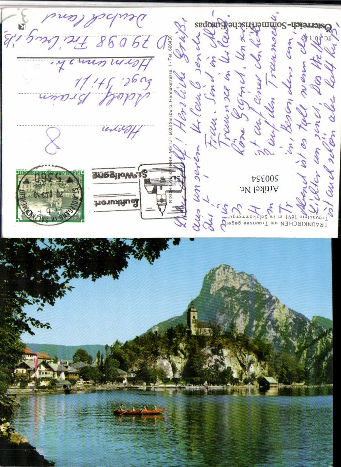 500354,Traunkirchen am Traunsee Kirche pub Risch-Lau