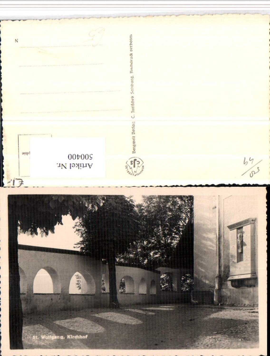 500400,St. Wolfgang Kirchhof Motiv