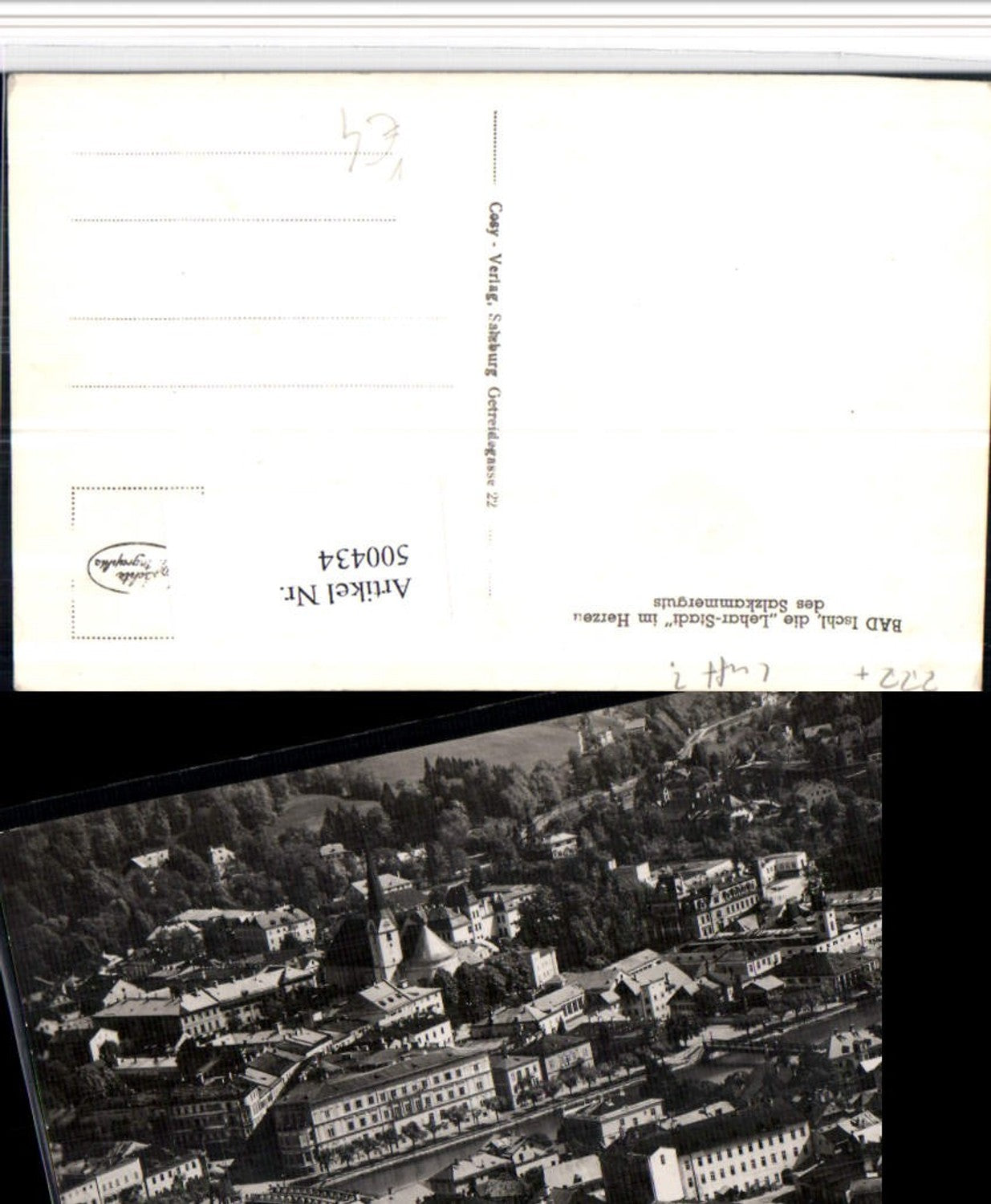 500434,Bad Ischl Teilansicht pub Cosy 725a