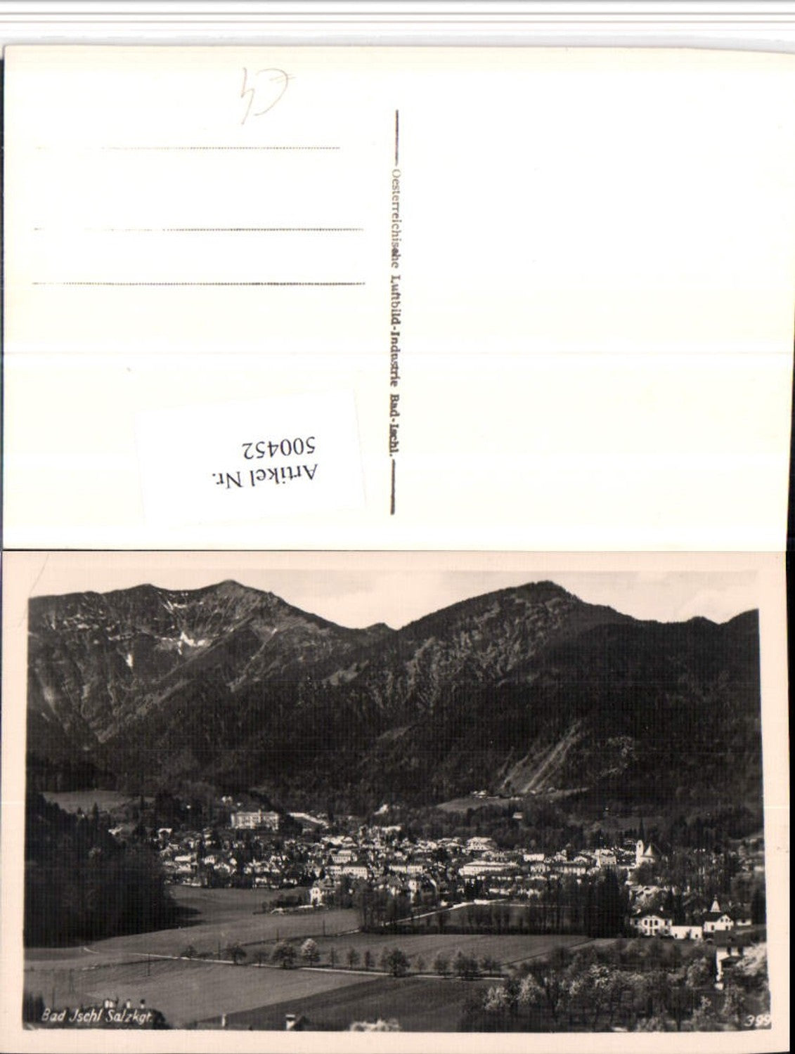 500452,Bad Ischl Totale Bergkulisse
