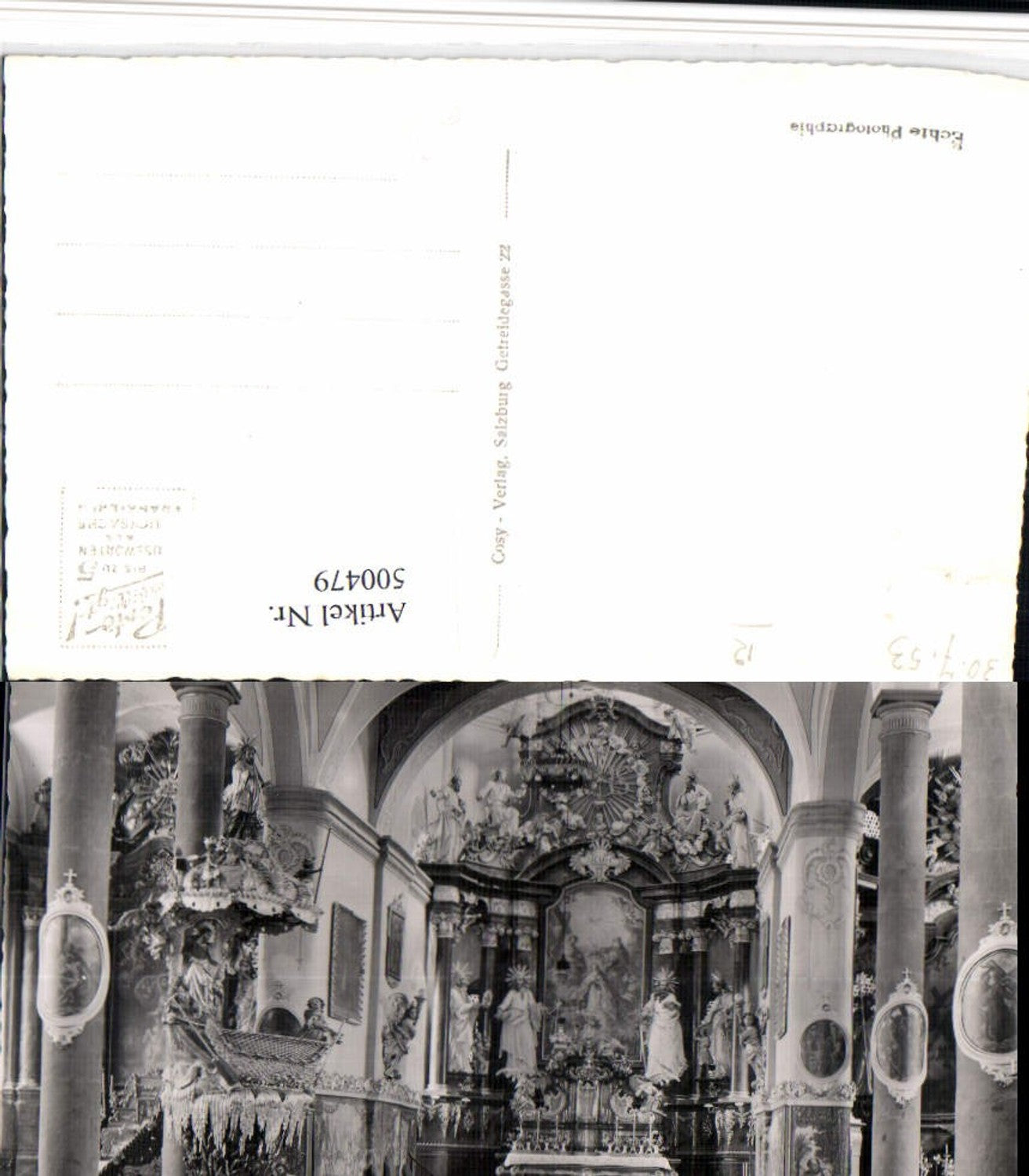 500479,Traunkirchen Kirche Innenansicht Fischer-Kanzel pub Cosy 246