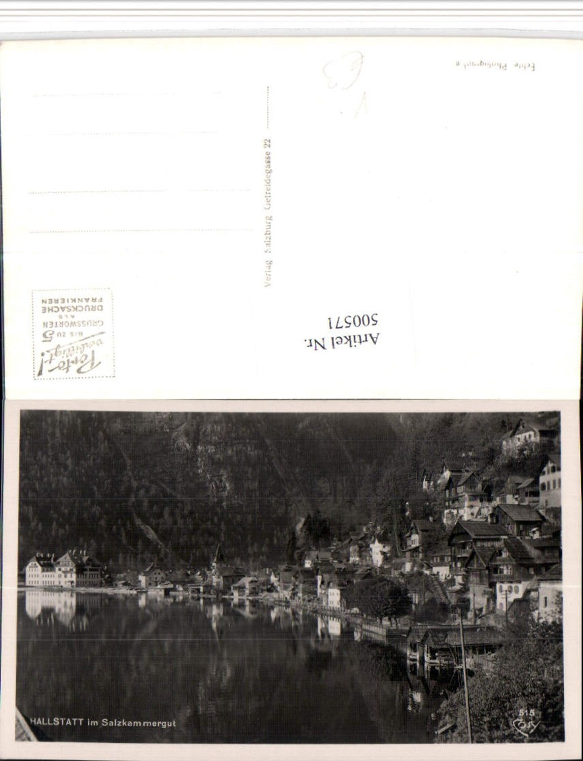 500571,Hallstatt am See Teilansicht pub Cosy 515
