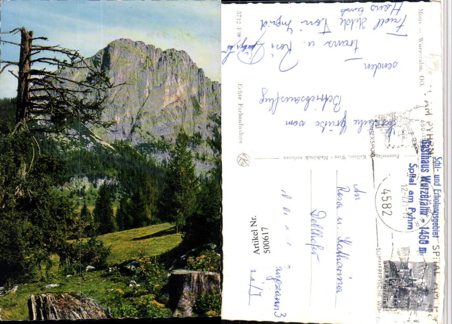 500617,Wurzeralm b. Spital am Pyhrn Bergkulisse