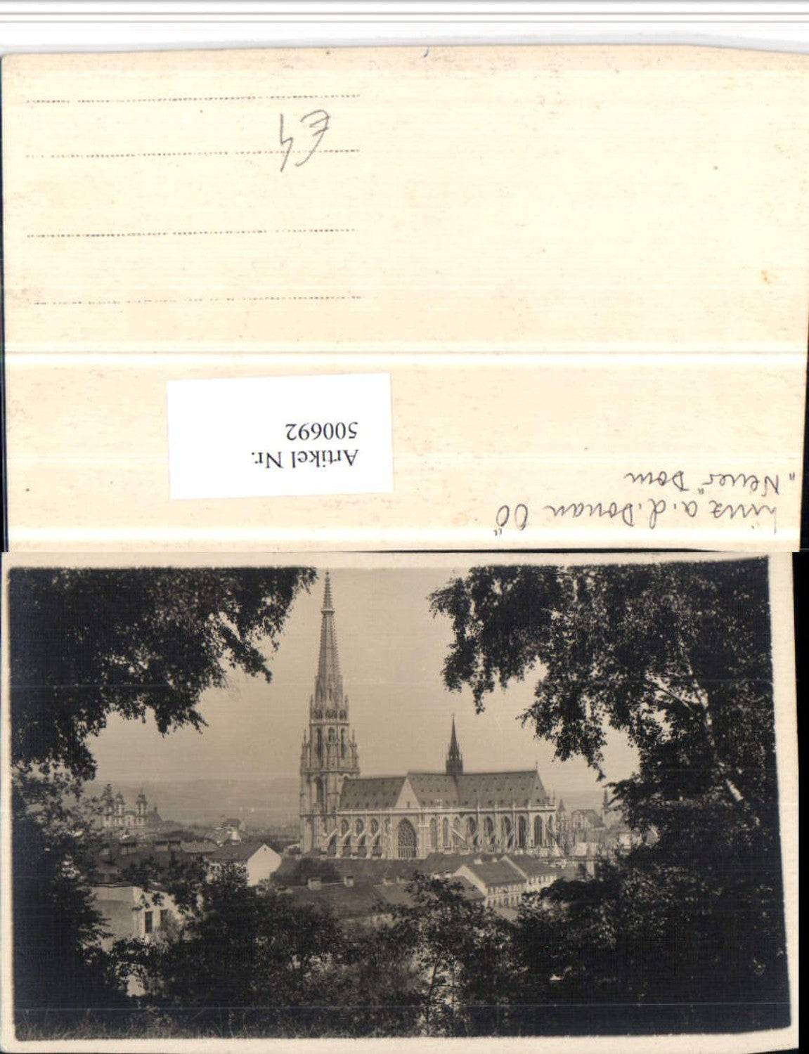 500692,Linz an d. Donau Dom Kirche