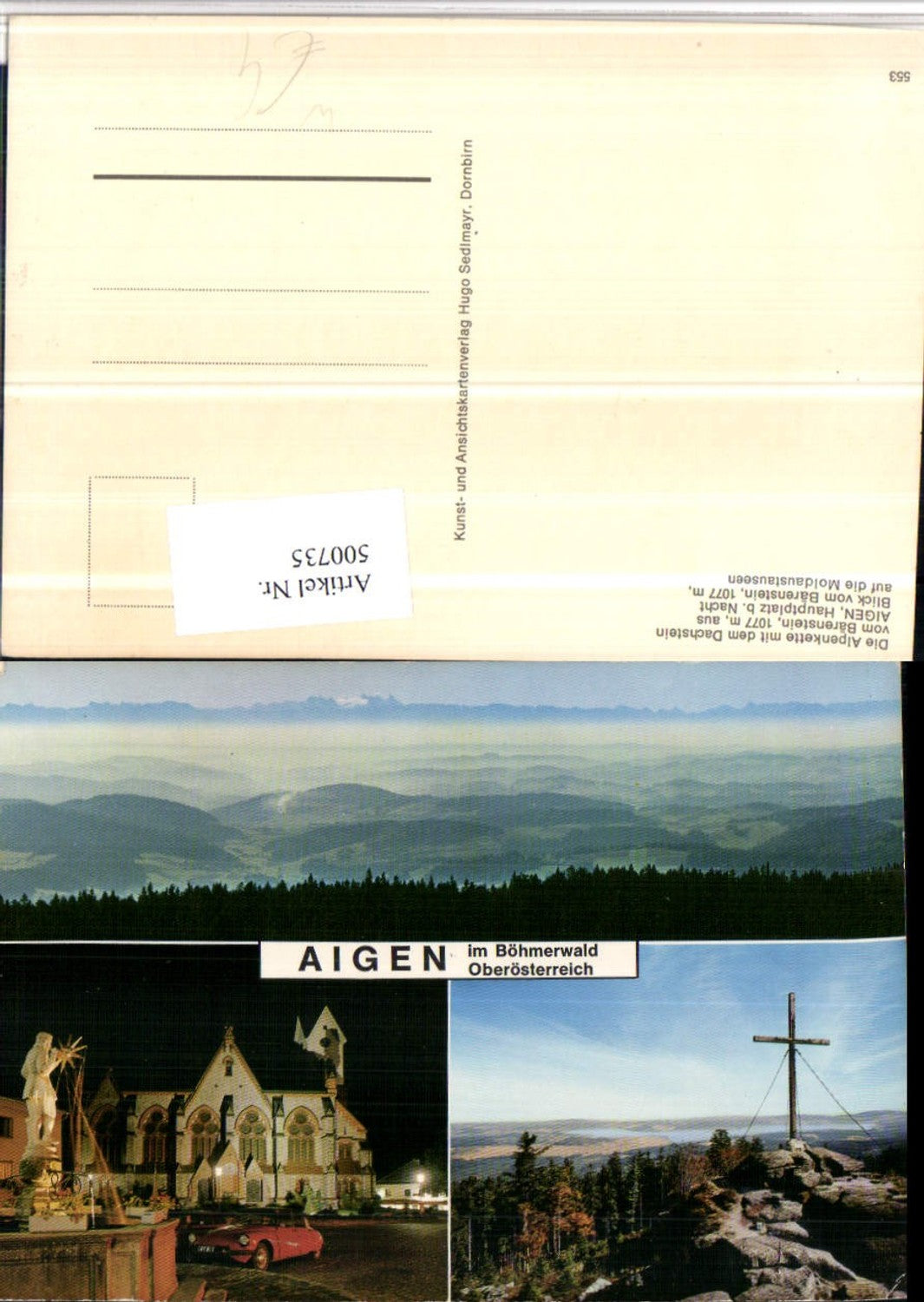 500735, Aigen im Böhmerwald Main Square Summit Cross Multi-image map