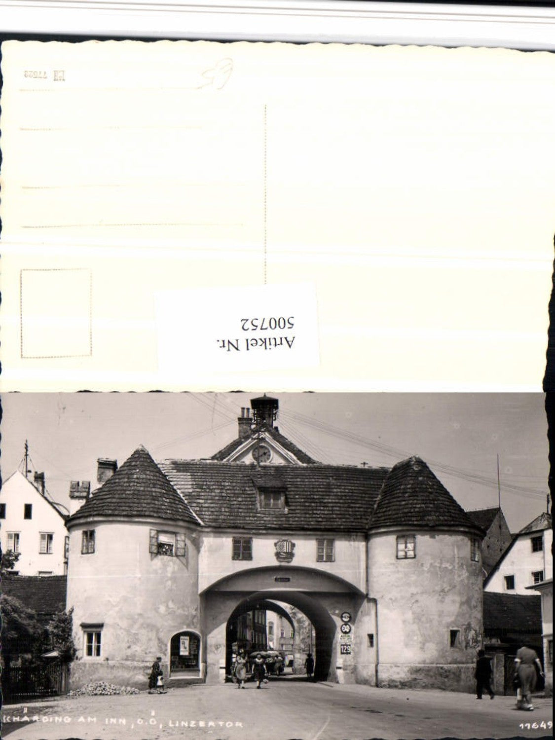 500752,Schärding am Inn Linzertor Tor Straßenansicht