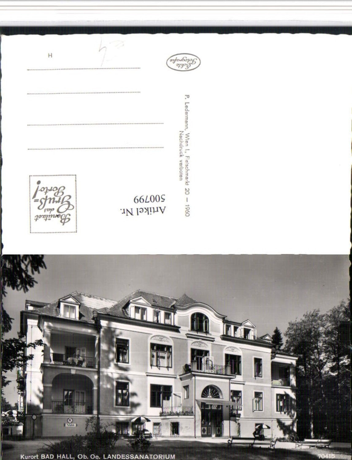 500799,Bad Hall Landessanatorium