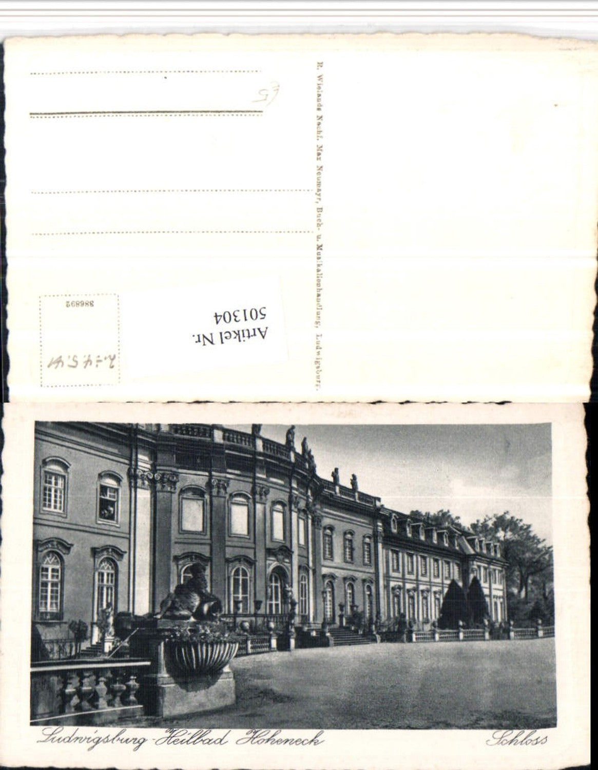 501304,Ludwigsburg Bad Hoheneck Schloss