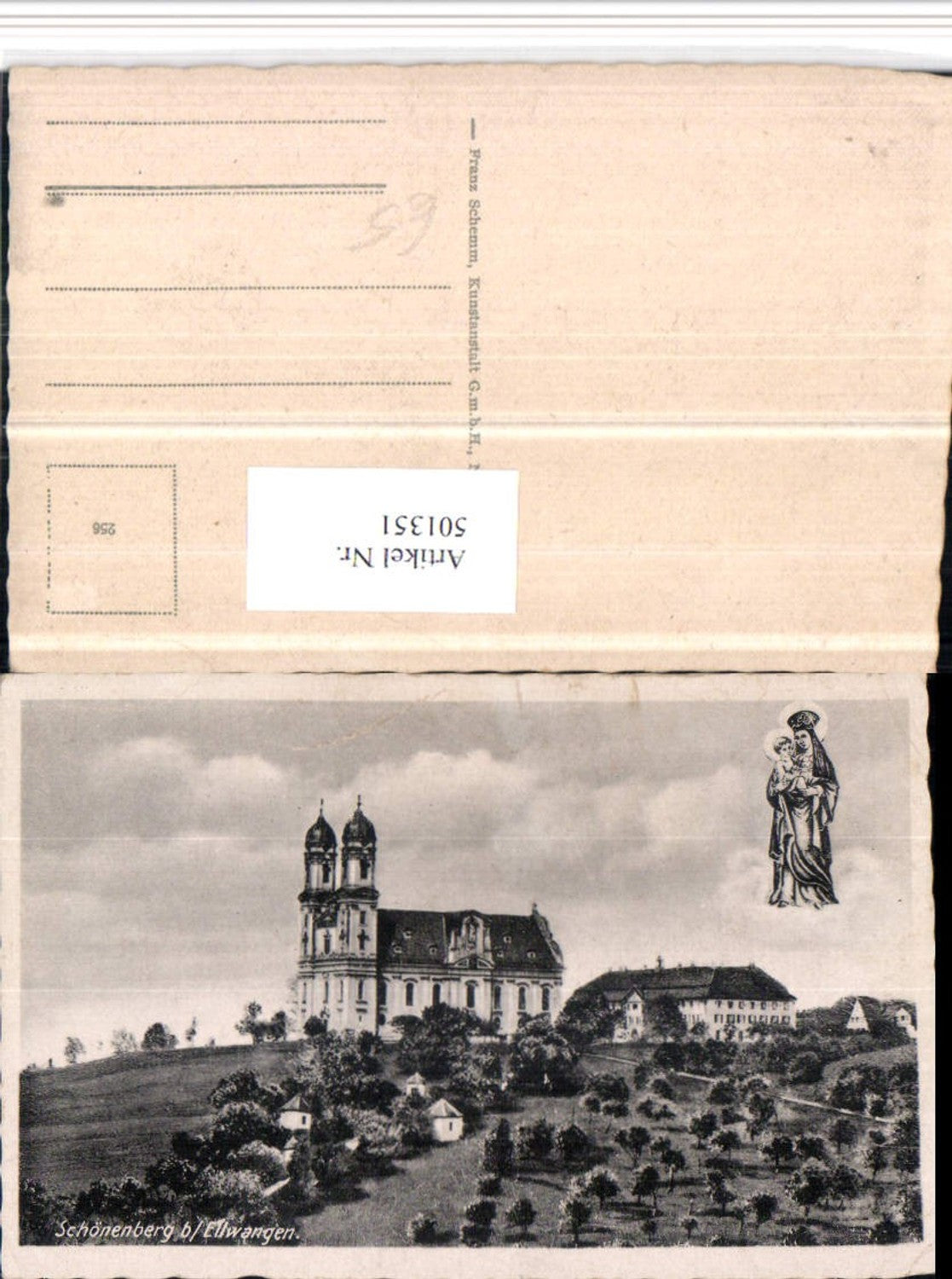 501351,Schönenberg b. Ellwangen Kirche Gnadenbild
